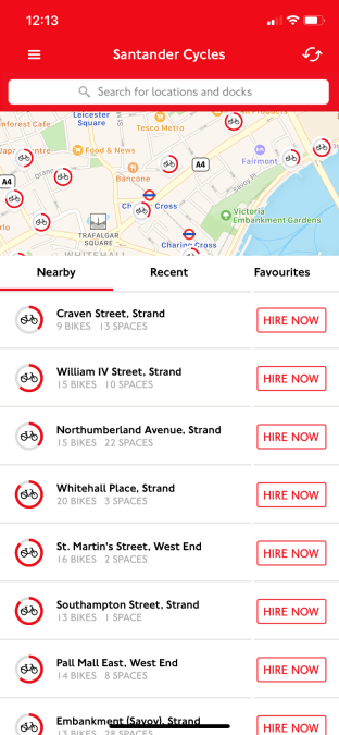 Santander Cycles best apps for London travel