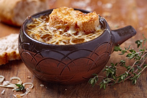 French onion soup 