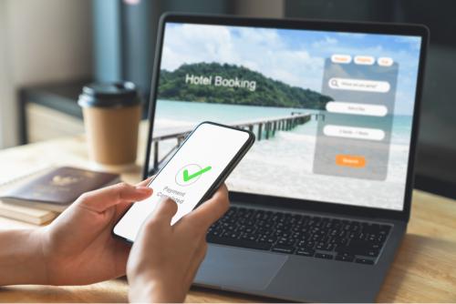 Person making a booking