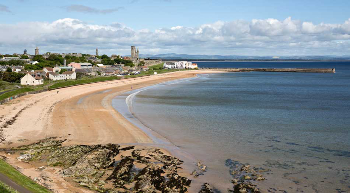 East Sands Beach at East Shore in St Andrews
