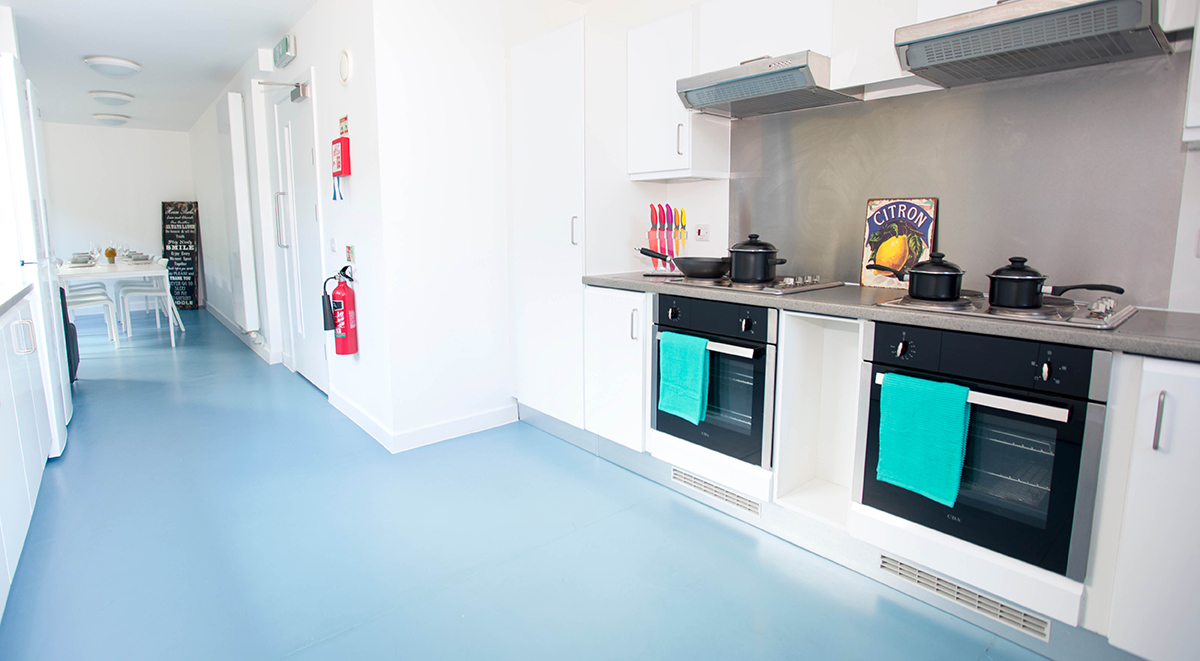 Shared Kitchen Facilities at East Shore in St Andrews