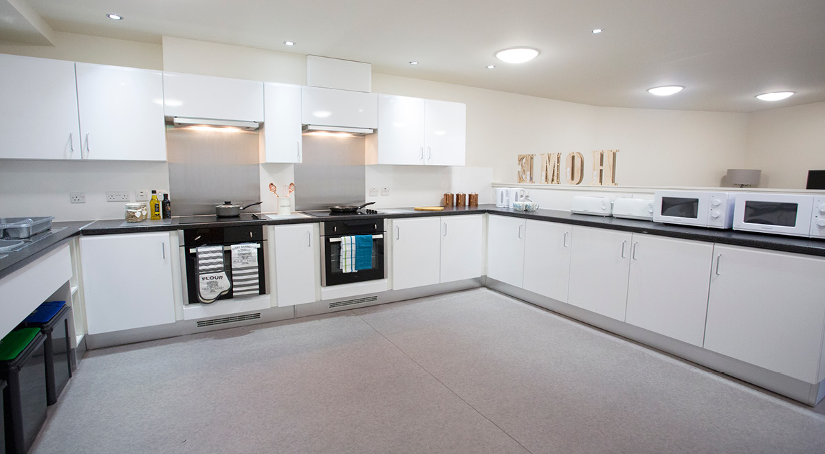 Large Shared Kitchen Facilities at Powis Place in Aberdeen