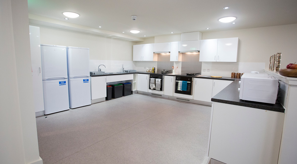 Shared Kitchen Facilities with Cooking Area at Powis Place in Aberdeen